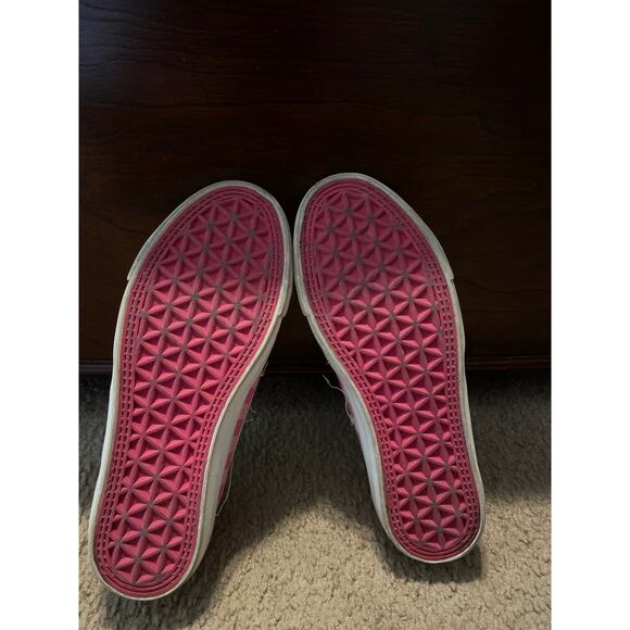 Women's Corkys pink plaid gingham slip on shoes size 6 - Picture 5 of 6